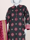 Printed Khaddar 3Pc Unstitched Suit | PJBKU251141A