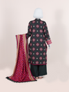 Printed Khaddar 3Pc Unstitched Suit | PJBKU251141A