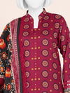 Printed Khaddar 3Pc Unstitched Suit | PJBKU251143A