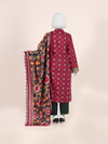 Printed Khaddar 3Pc Unstitched Suit | PJBKU251143A