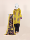 Printed Khaddar 3Pc Unstitched Suit | PJBKU251143B