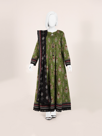 Printed Khaddar 3Pc Unstitched Suit | PJBKU251146A