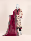 Printed Khaddar 3Pc Unstitched Suit | PJBKU251147A