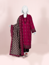 Printed Khaddar 3Pc Unstitched Suit | PJBKU251149A