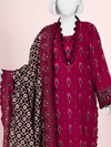 Printed Khaddar 3Pc Unstitched Suit | PJBKU251149A