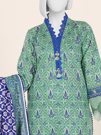 Printed Khaddar 3Pc Unstitched Suit | PJBKU251149B