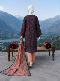 Printed Khaddar 3Pc Unstitched Suit | PJBKU251157B