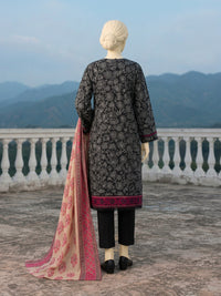 Printed Khaddar 3Pc Unstitched Suit | PJBKU251160A