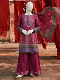 Unstitched Printed Chunri | PJBWCU-260316