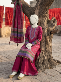 Unstitched Printed Chunri | PJBWCU-260316