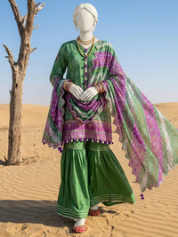 Unstitched Printed Chunri | PJBWCU-260317
