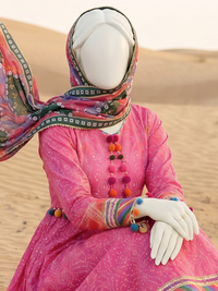 Unstitched Printed Chunri | PJBWCU-260319