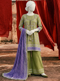 Unstitched Printed Chunri | PJBWCU-260324