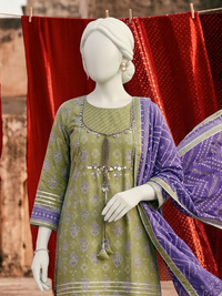 Unstitched Printed Chunri | PJBWCU-260324