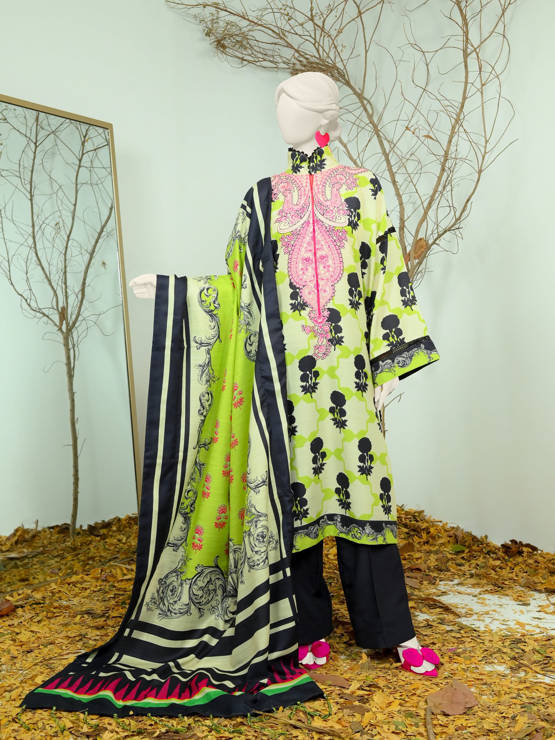 Pakistani Unstitched Khaddar Suits for ladies online