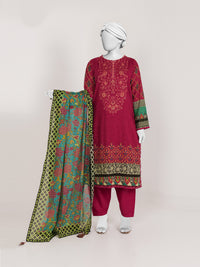 Lawn Printed 3 Piece Unstitched | PJBWU-2601124