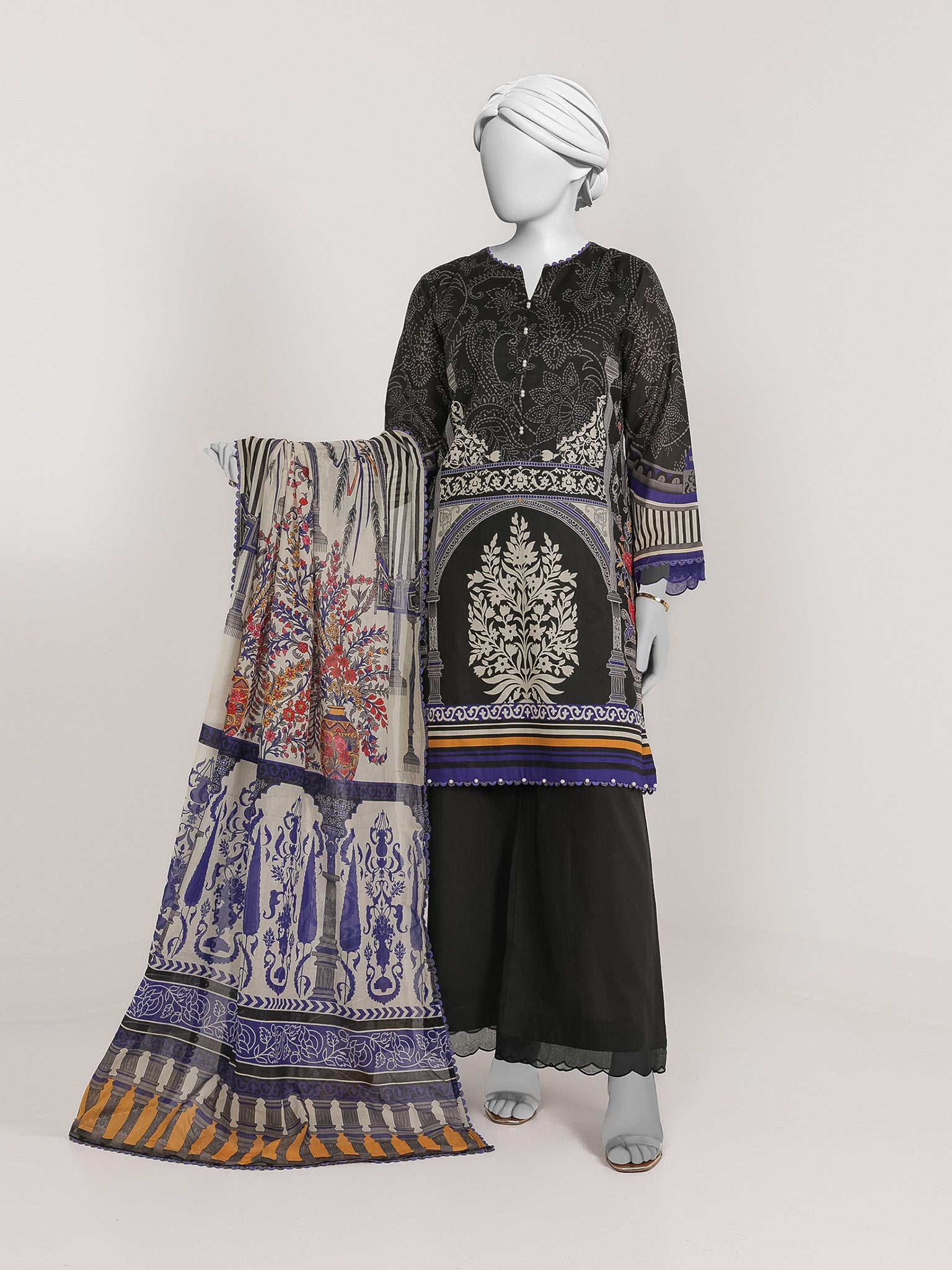 Lawn Printed 3 Piece Unstitched | PJBWU-2601125