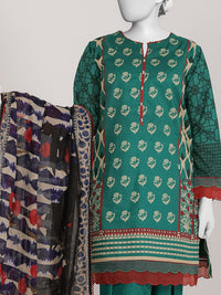 Lawn Printed 3 Piece Unstitched | PJBWU-2601127