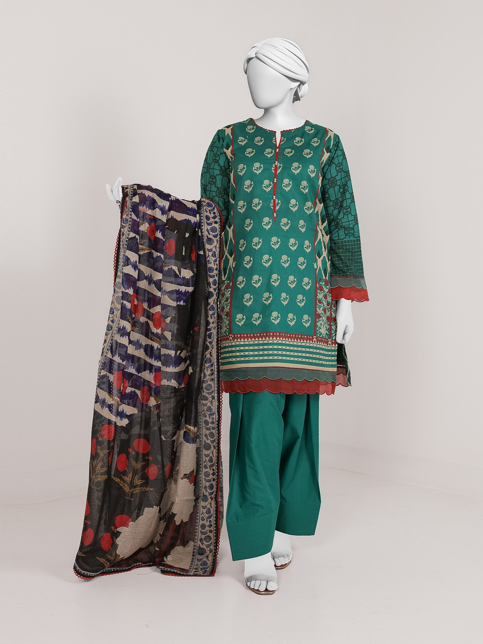 Lawn Printed 3 Piece Unstitched | PJBWU-2601127