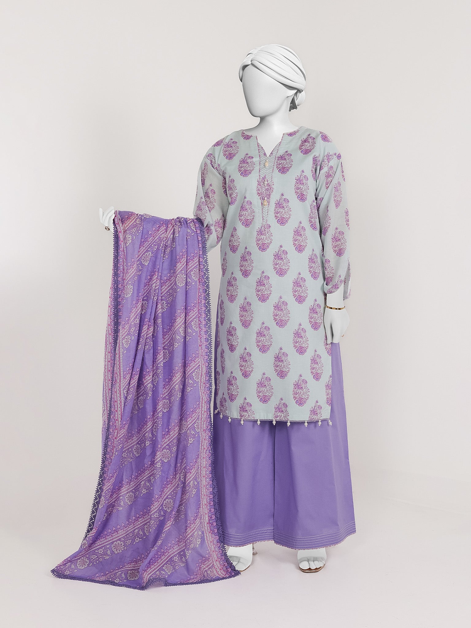 Lawn Printed 3 Piece Unstitched | PJBWU-2601131-B