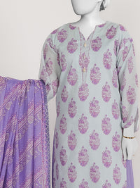 Lawn Printed 3 Piece Unstitched | PJBWU-2601131-B