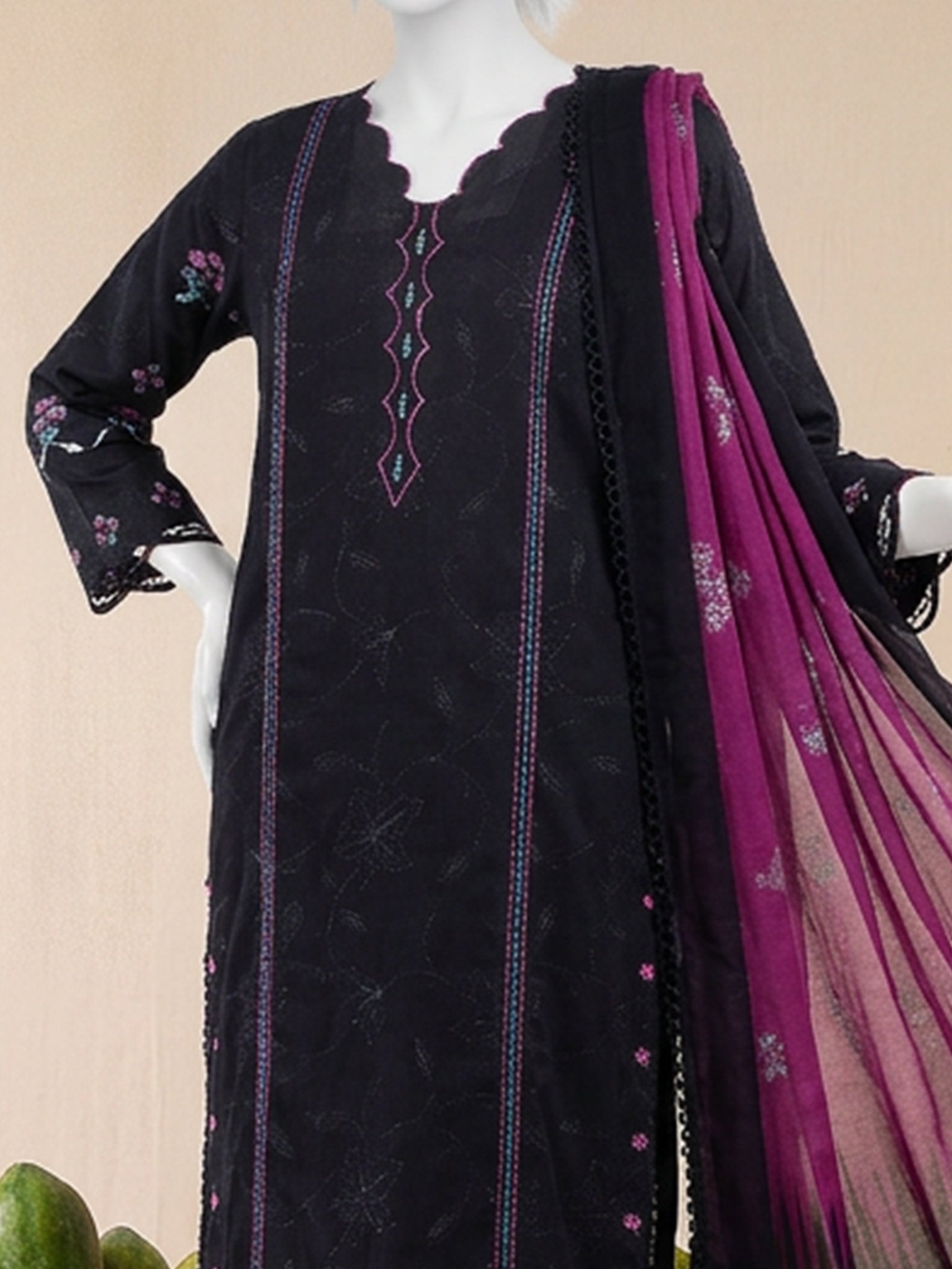 Lawn  Printed 3 Piece Unstitched | PJBWU-2601148