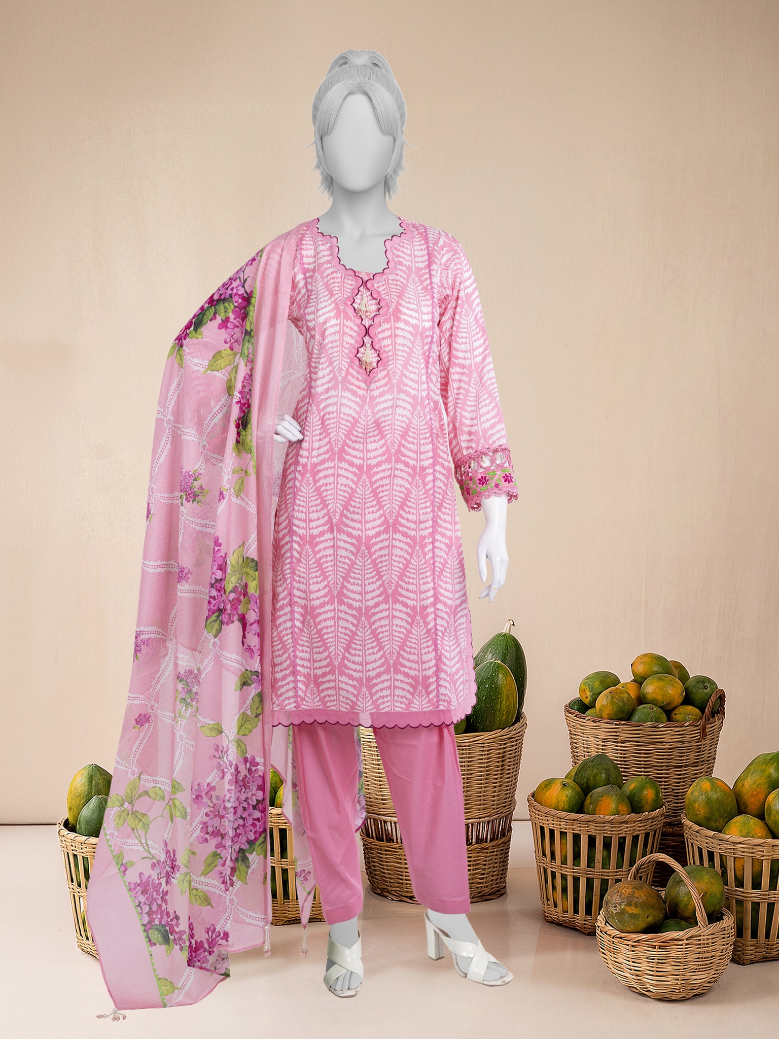 Lawn  Printed 3 Piece Unstitched | PJBWU-2601149