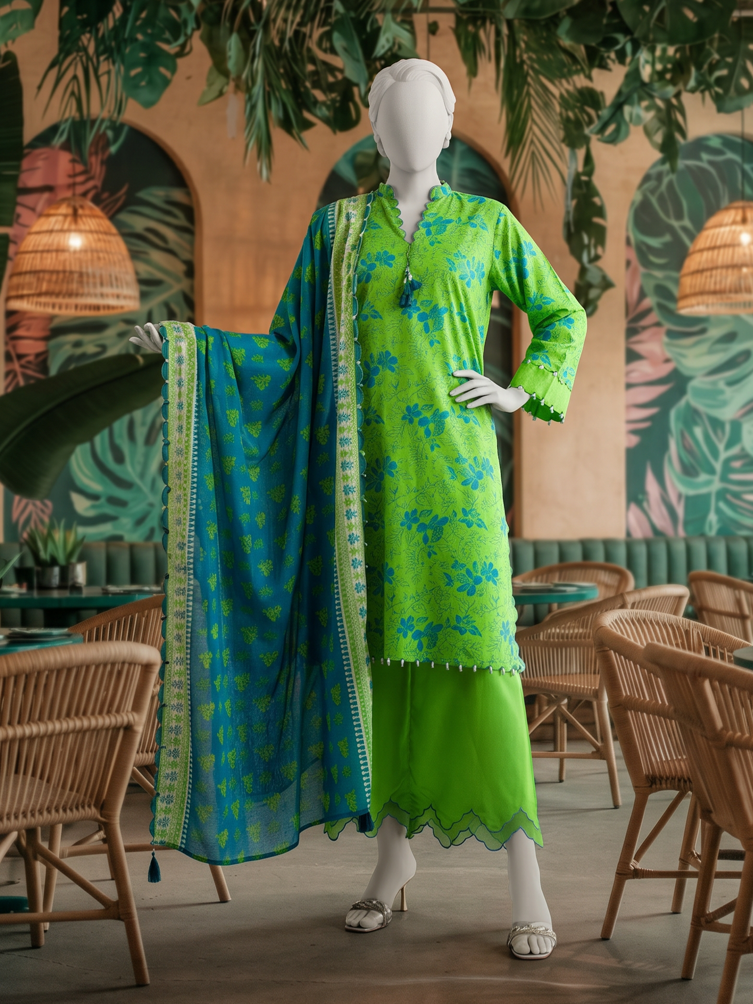 Lawn Printed 3Pc Unstitched Suit | PJBWU-2501136-A