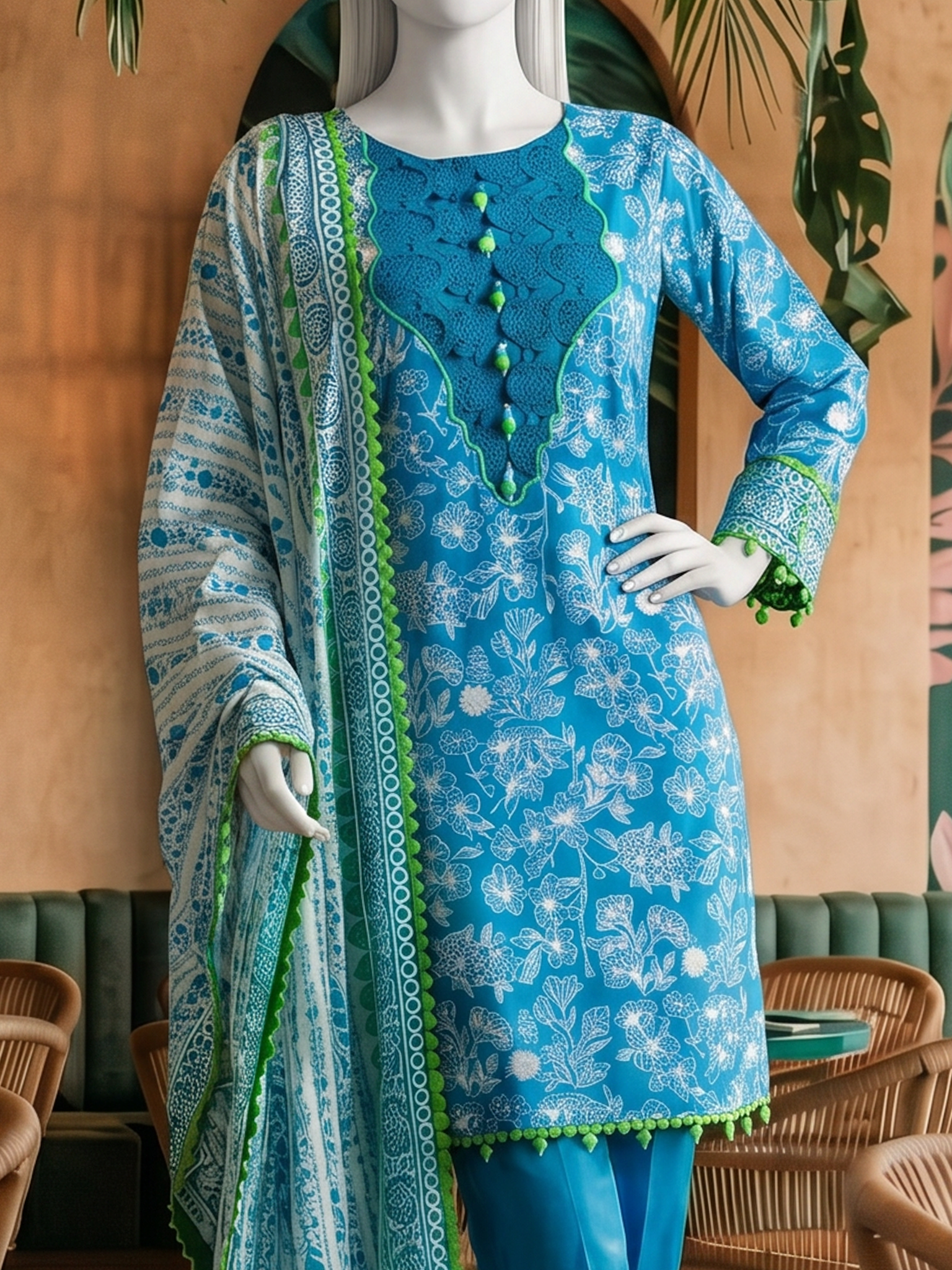 Lawn Printed 3Pc Unstitched Suit | PJBWU-2501137-A
