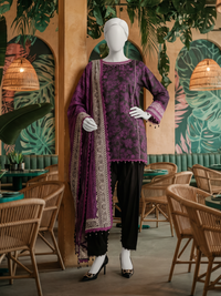 Lawn Printed 3Pc Unstitched Suit | PJBWU-2501137-B