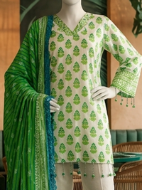 Lawn Printed 3Pc Unstitched Suit | PJBWU-2501138-A