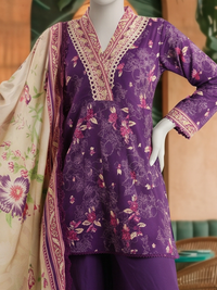 Lawn Printed 3Pc Unstitched Suit | PJBWU-2501139-A