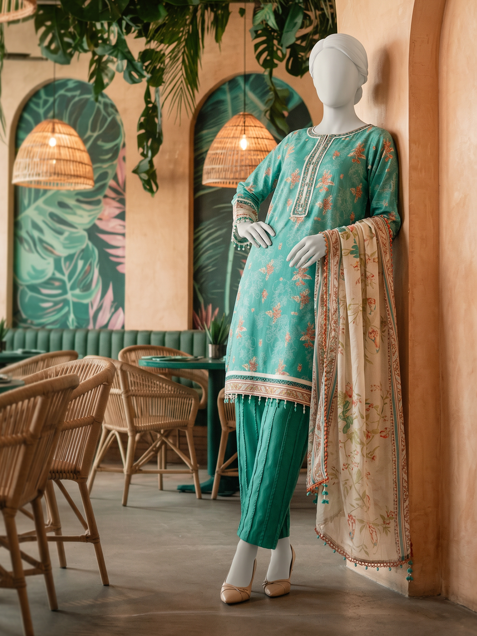 Lawn Printed 3Pc Unstitched Suit | PJBWU-2501139-B