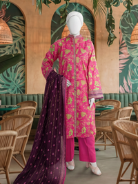 Lawn Printed 3Pc Unstitched Suit | PJBWU-2501141-A