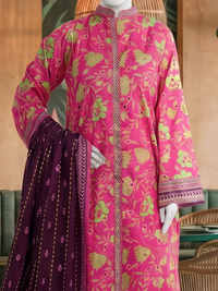 Lawn Printed 3Pc Unstitched Suit | PJBWU-2501141-A