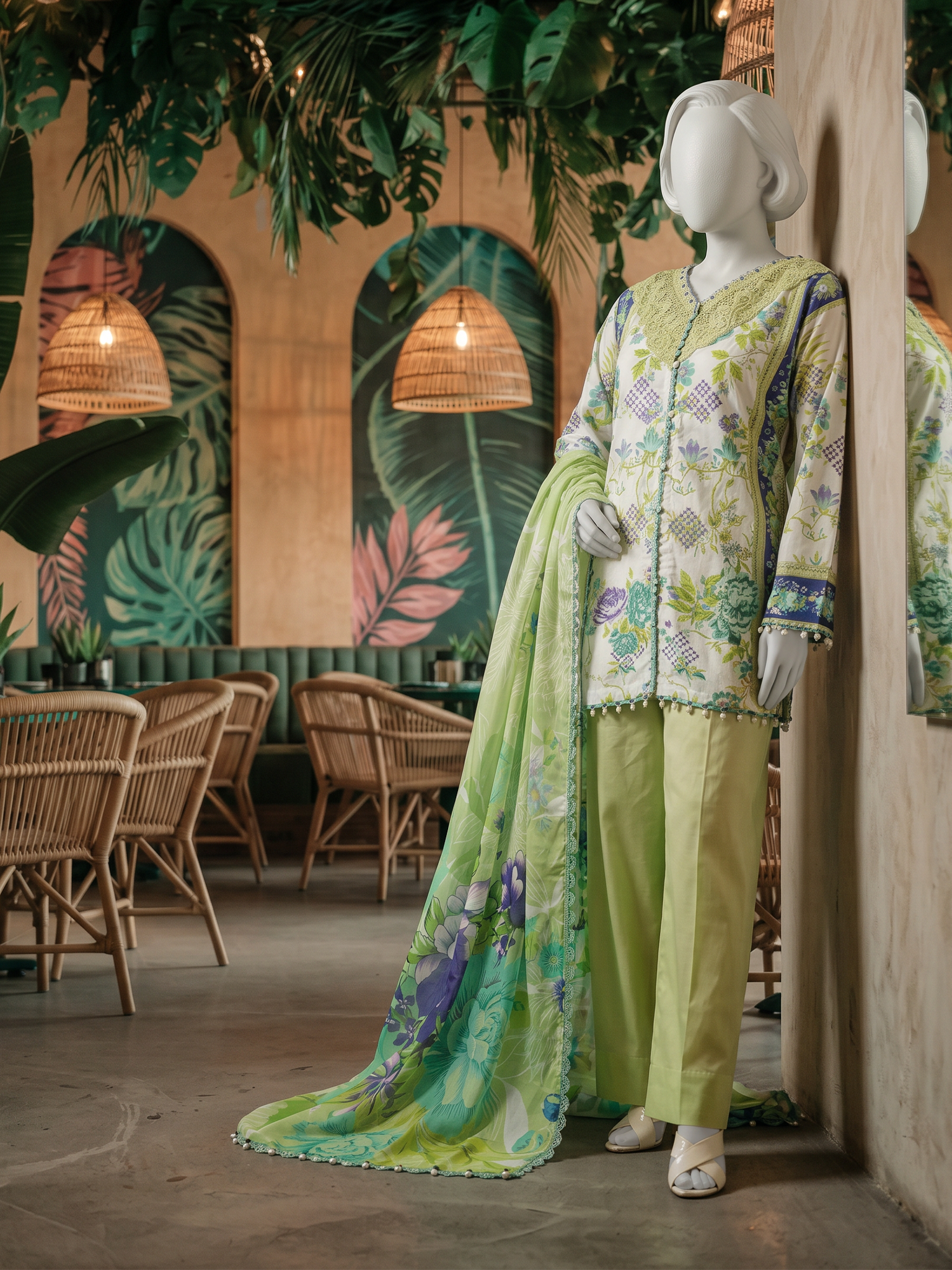 Lawn Printed 3Pc Unstitched Suit | PJBWU-2501143