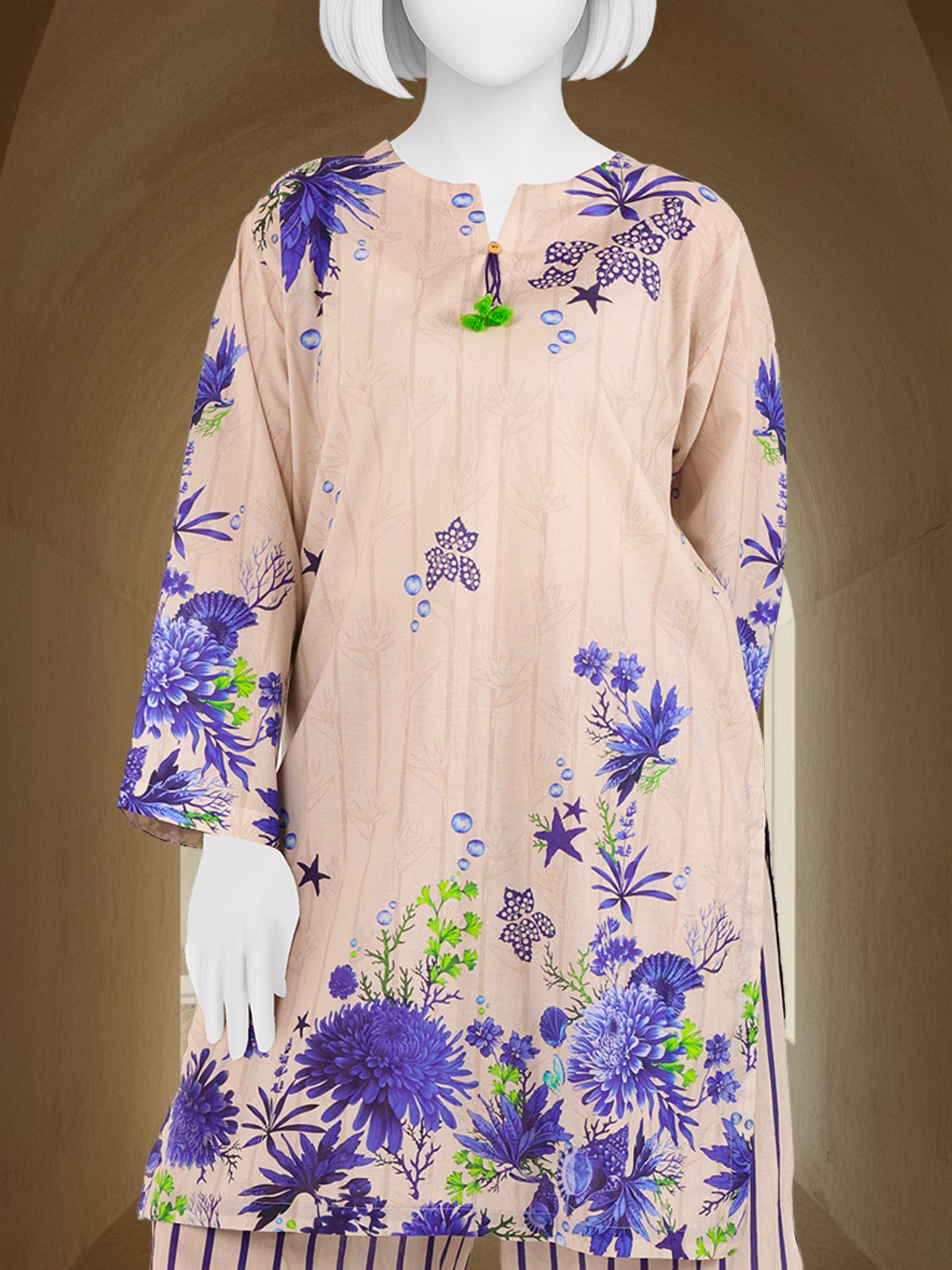 Printed Lawn Co-Ord Set  | PJBWUC-25002