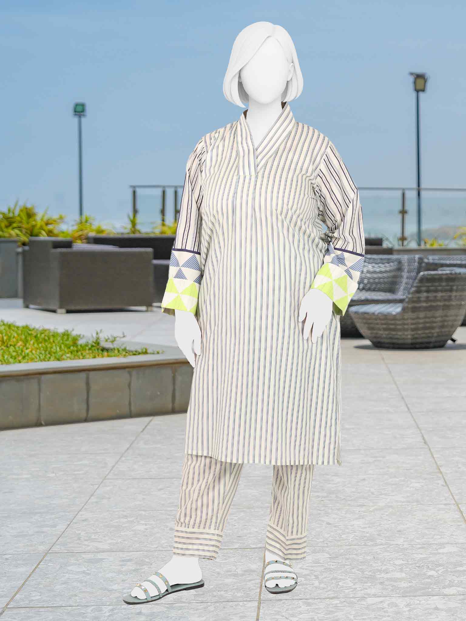 Printed Lawn Co-Ord Set  | PJBWUC-25007