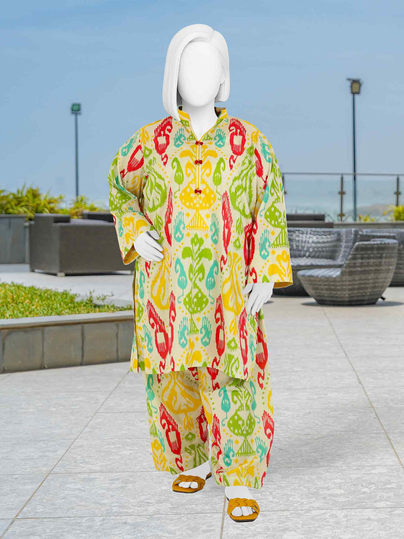 Printed Lawn Co-Ord Set  | PJBWUC-25013