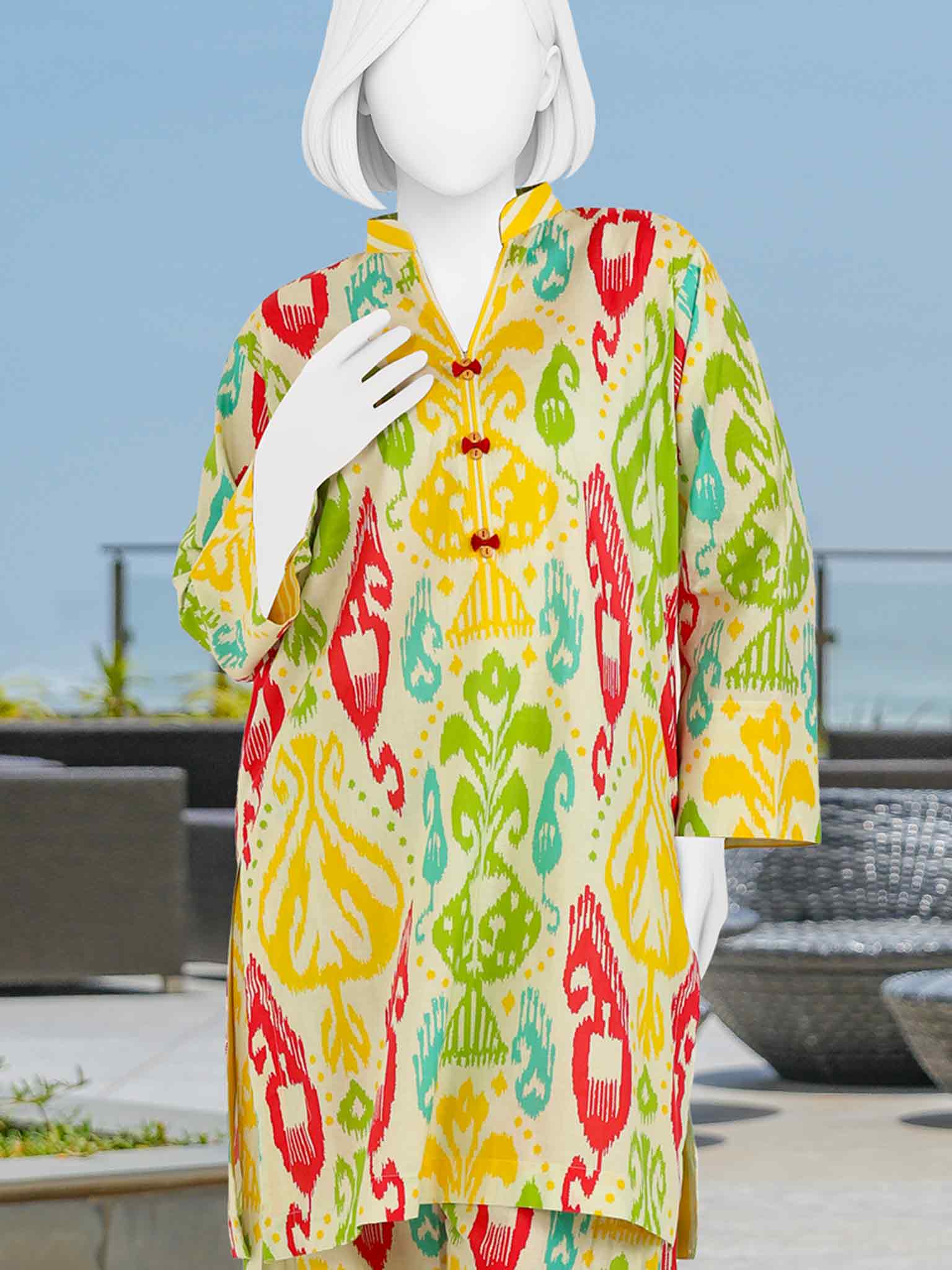 Printed Lawn Co-Ord Set  | PJBWUC-25013