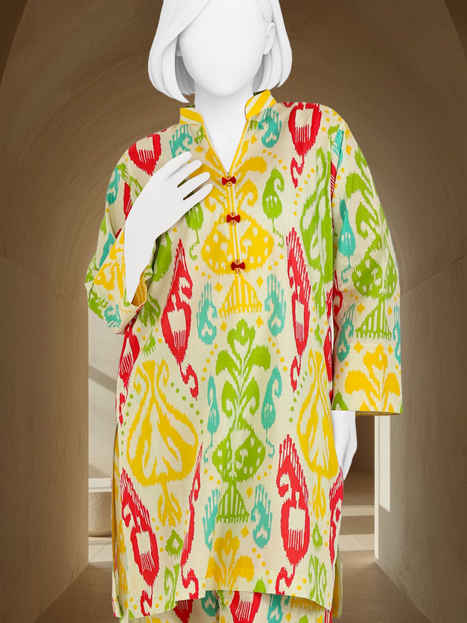 Printed Lawn Co-Ord Set  | PJBWUC-25013