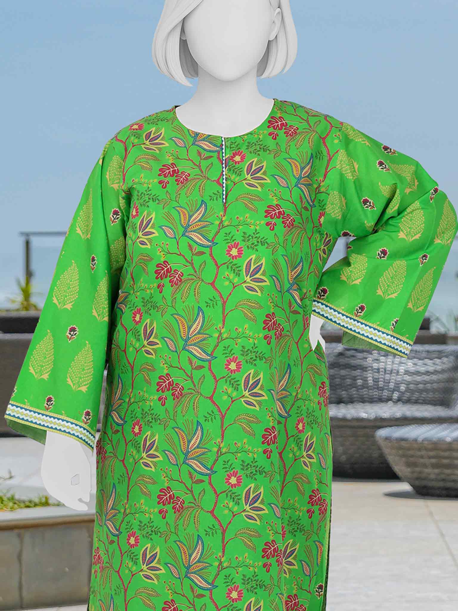 Printed Lawn Co-Ord Set  | PJBWUC-25016
