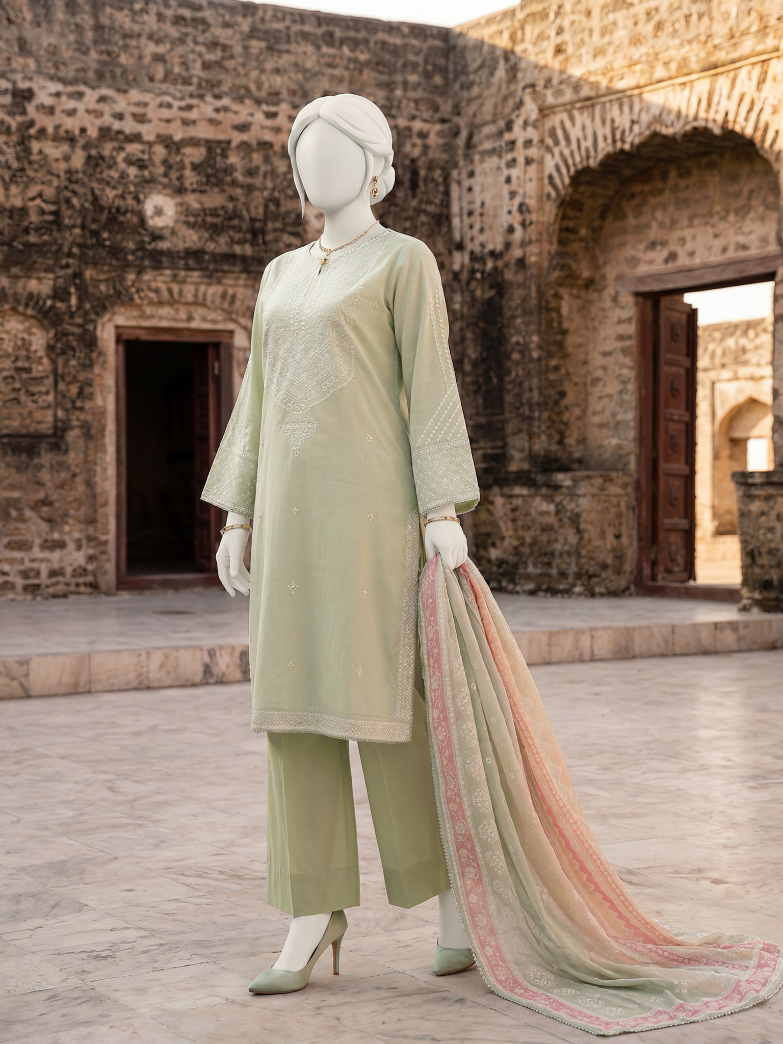 Lawn Embroidered 3 Piece Unstitched | PJBWUE-2601160