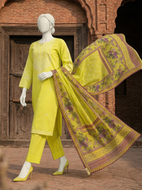 Lawn Embroidered 3 Piece Unstitched | PJBWUE-2601162