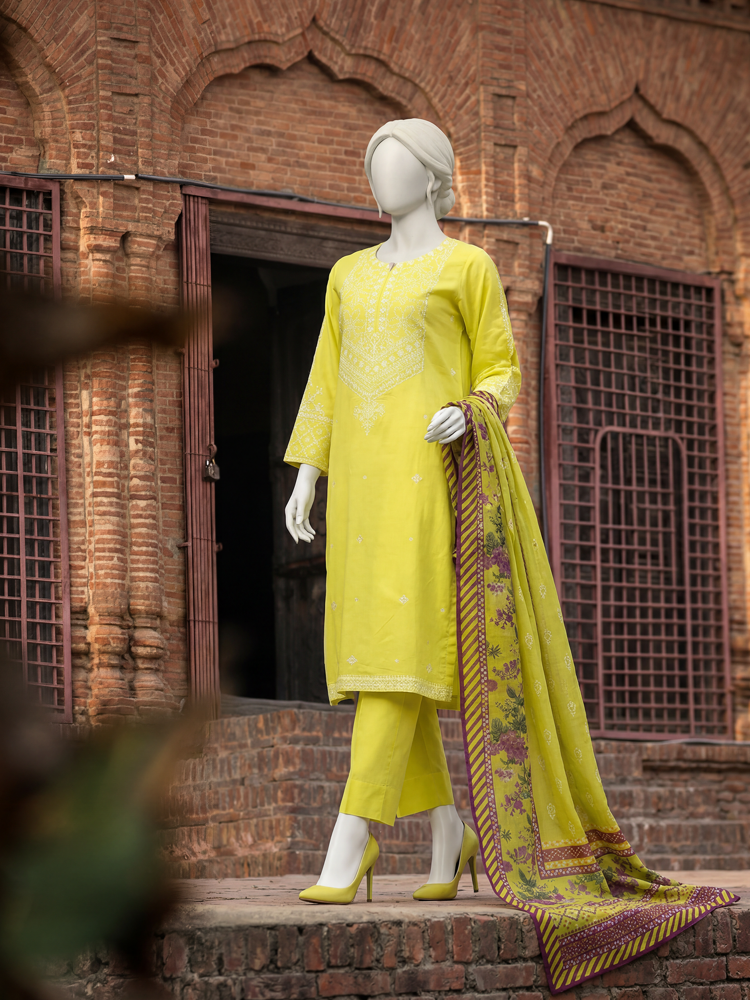 Lawn Embroidered 3 Piece Unstitched | PJBWUE-2601162