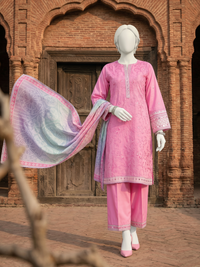 Lawn Embroidered 3 Piece Unstitched | PJBWUE-2601164