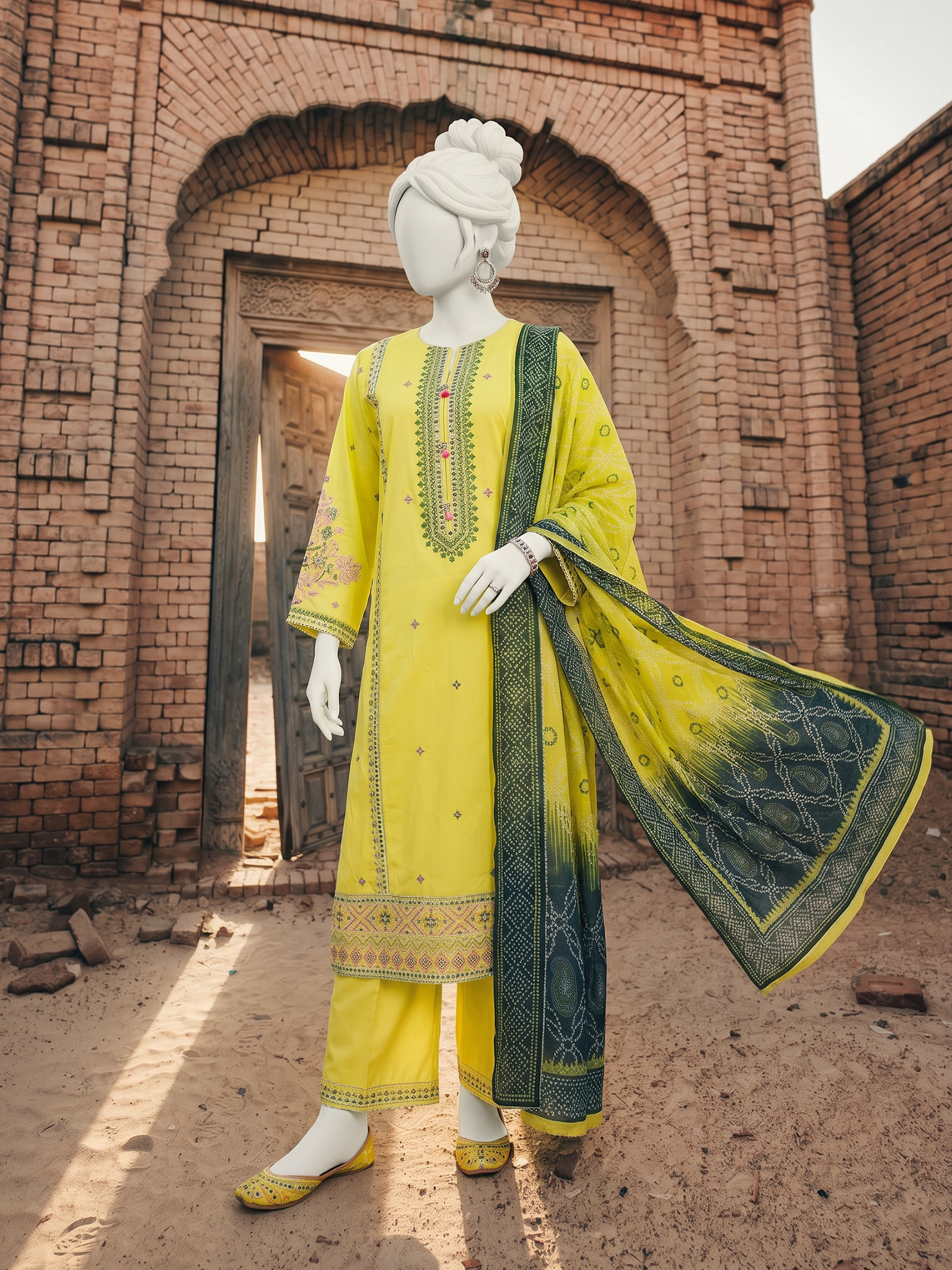 Lawn Embroidered 3 Piece Unstitched | PJBWUE-2601165