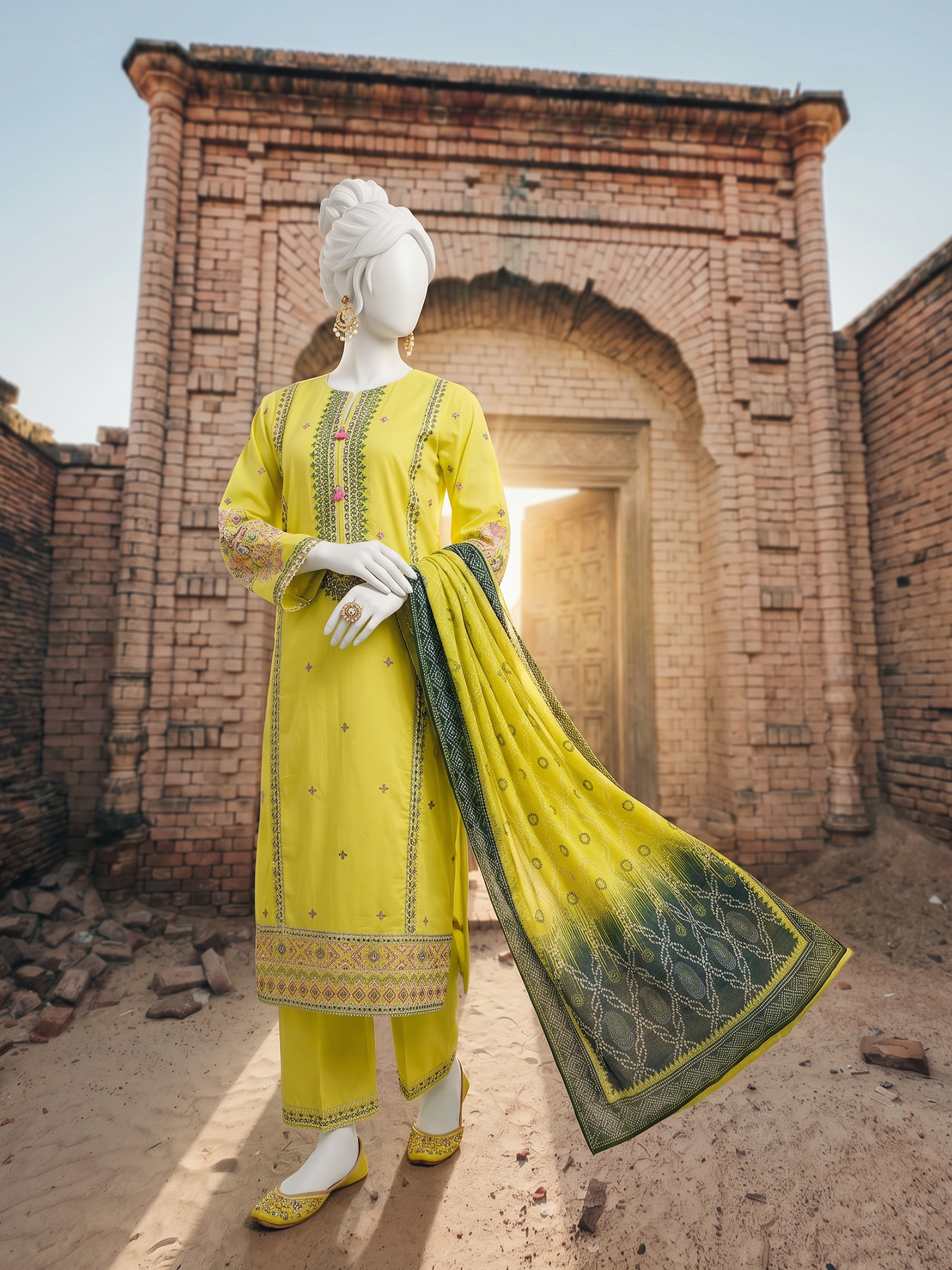 Lawn Embroidered 3 Piece Unstitched | PJBWUE-2601165