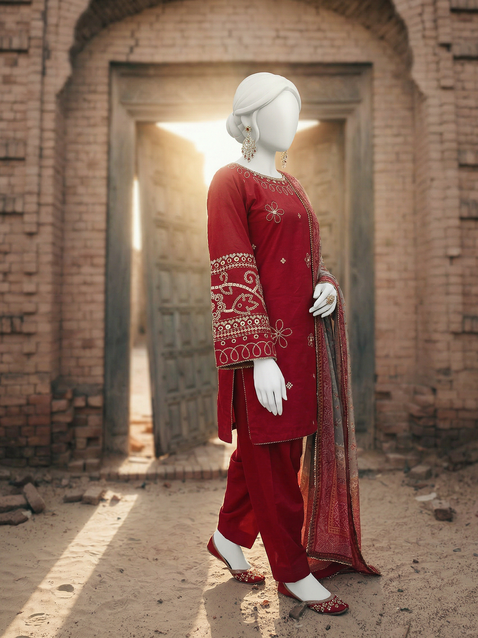 Lawn Embroidered 3 Piece Unstitched | PJBWUE-2601166
