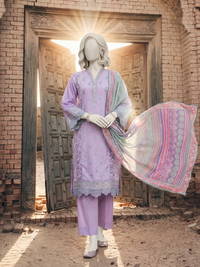 Lawn Embroidered 3 Piece Unstitched | PJBWUE-2601168